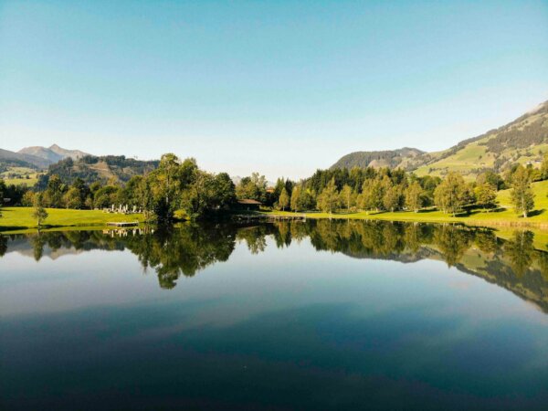 Der Böndlsee in Goldegg, Salzburger Sonnenterrasse