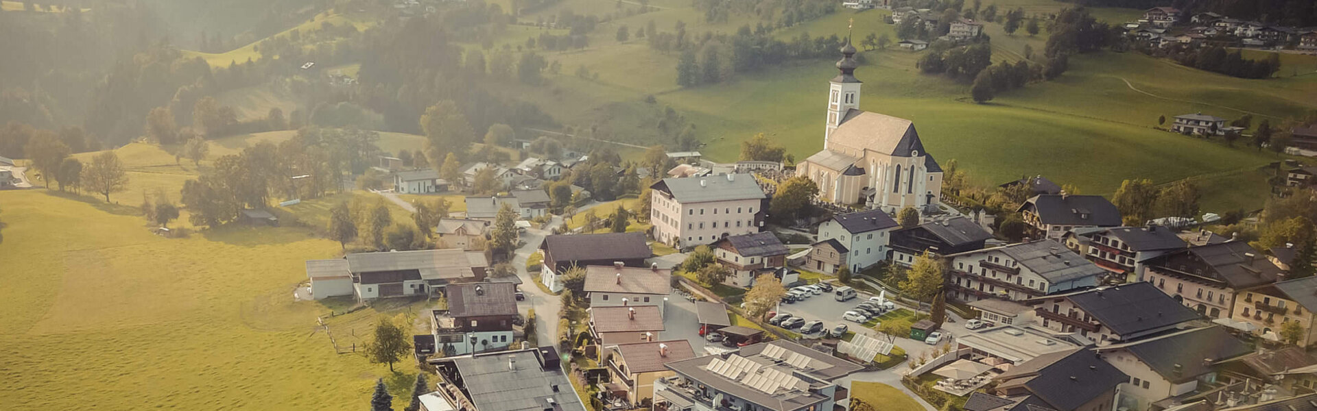 St.Veit von oben - Salzburger Sonnenterrasse