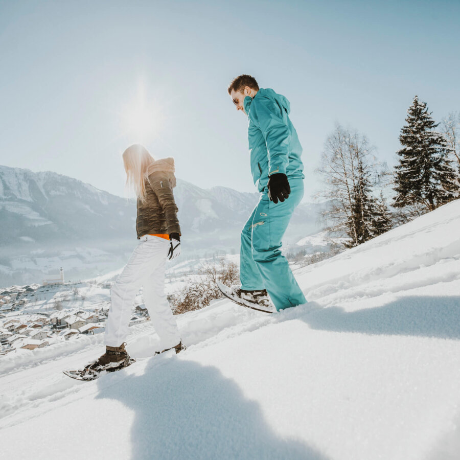 Winterwanderungen auf der Sonnenterrasse