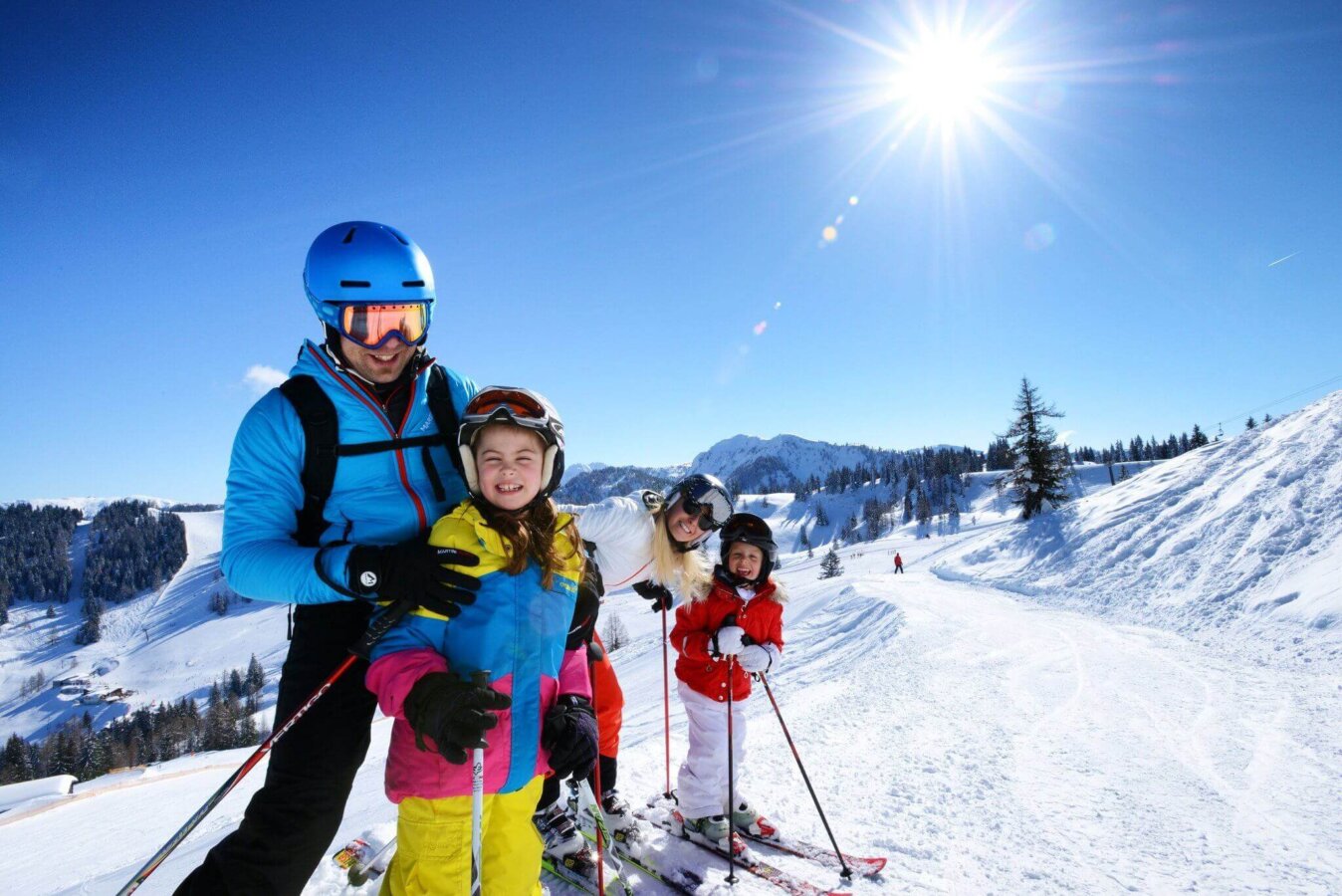 Skifahren auf der Salzburger Sonnenterrasse