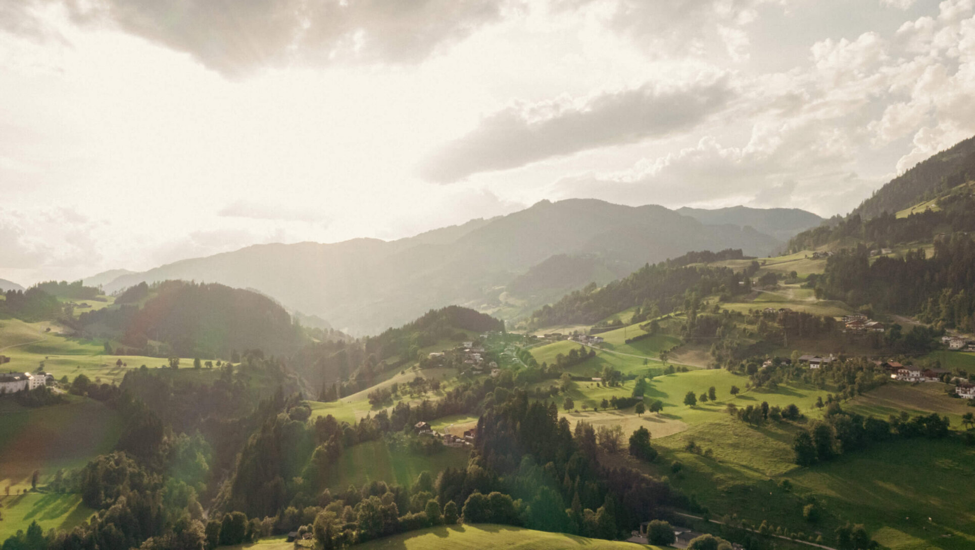 Landschaft Salzburger Sonnenterrasse