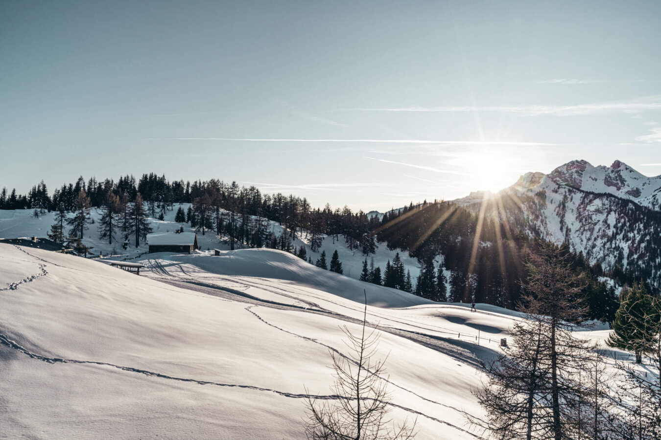 Winter auf der Salzburger Sonnenterrasse, St. Veit, Goldegg und Schwarzach