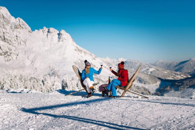 Skifahren auf der Salzburger Sonnenterrasse