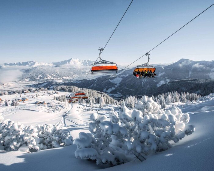 Skifahren auf der Salzburger Sonnenterrasse