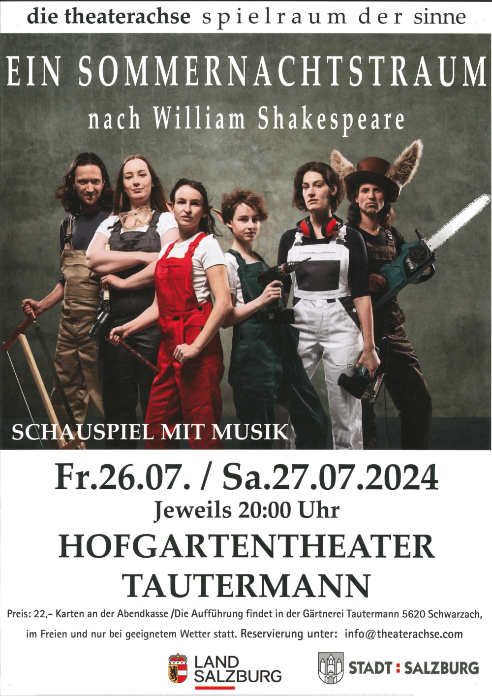 Plakat Sommernachtstraum Tautermann