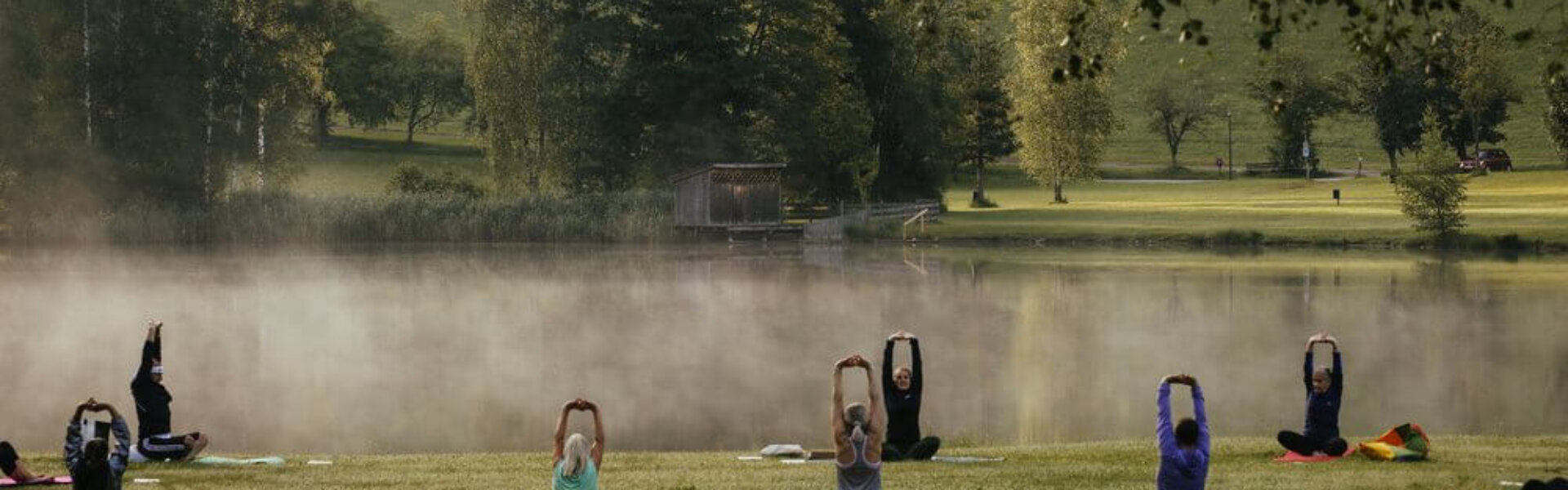 Yoga am idyllischen Böndlsee in Goldegg