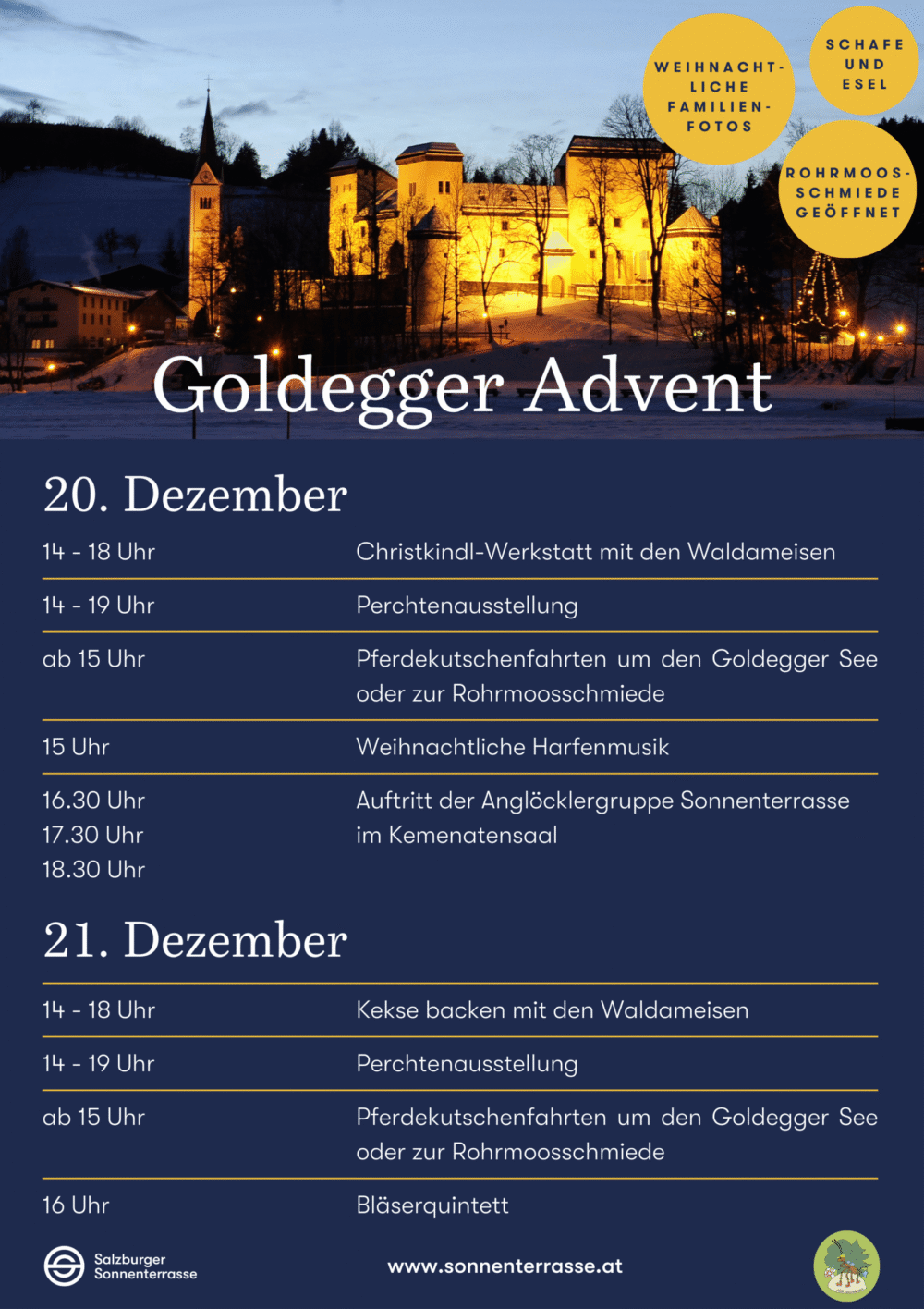 Programm Goldegger Advent 2025