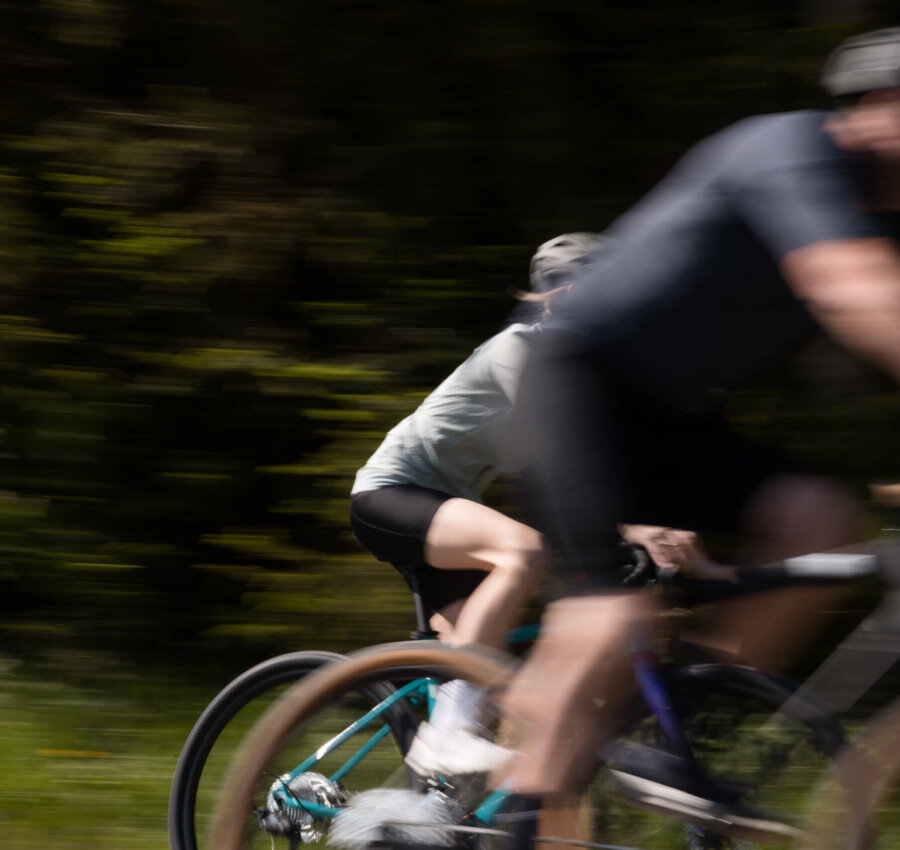 biken auf der sonnenterrasse
