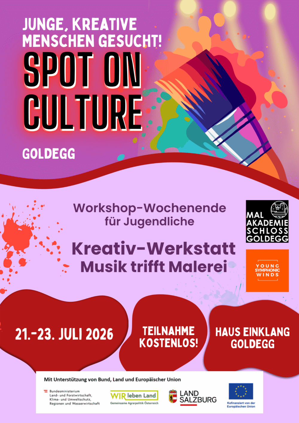 Spot on Culture 2026 - Malakademie Schloss Goldegg
